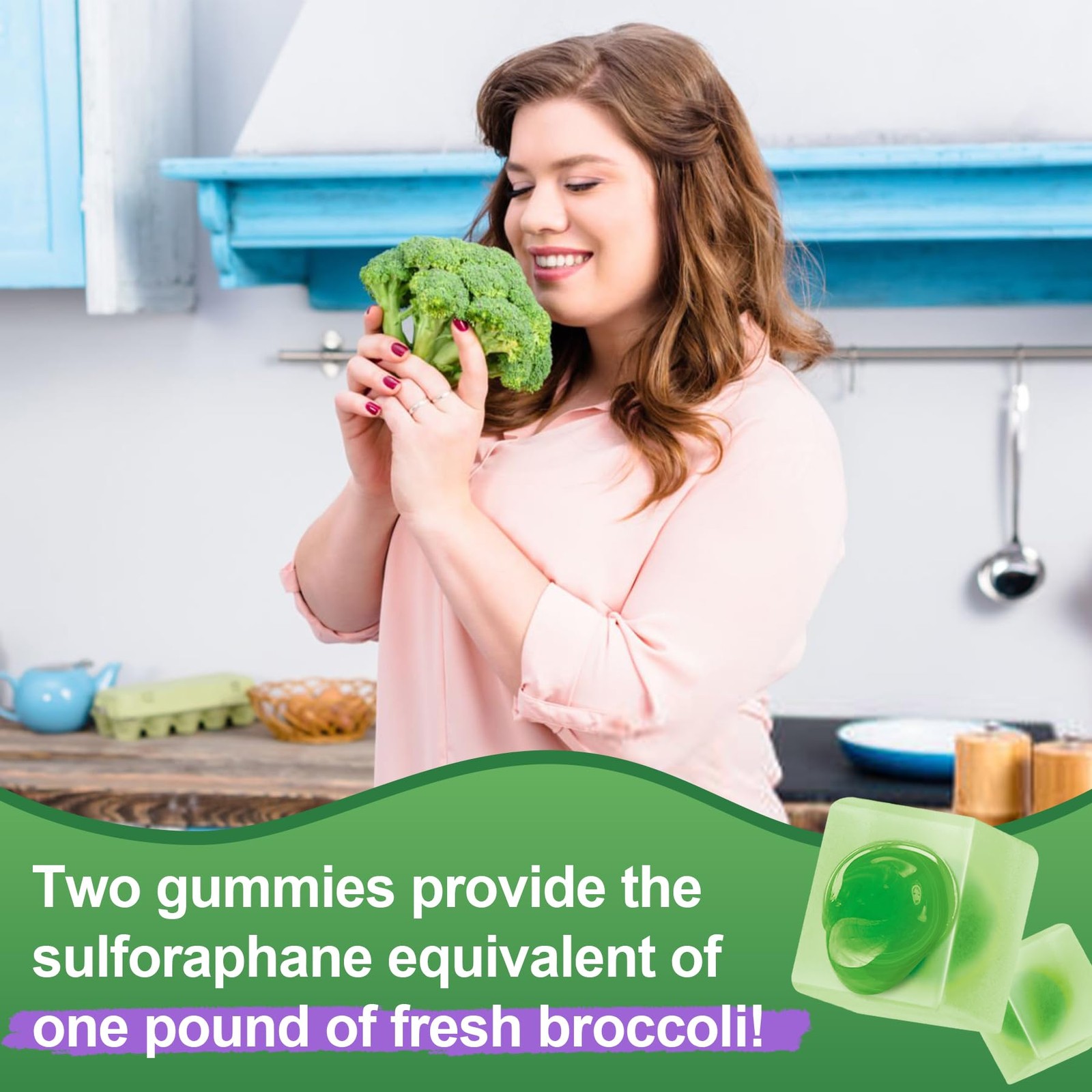 150mg Liposomal Sulforaphane Supplement from Broccoli Sprouts Extract Sulfor…