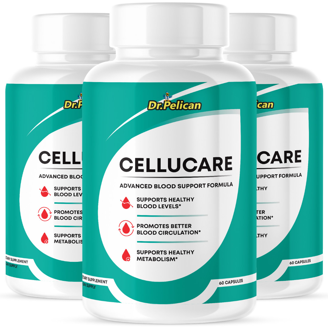 Cellucare- Cardiovascular Health, Blood Pressure & Sugar Support- 3 Bottles