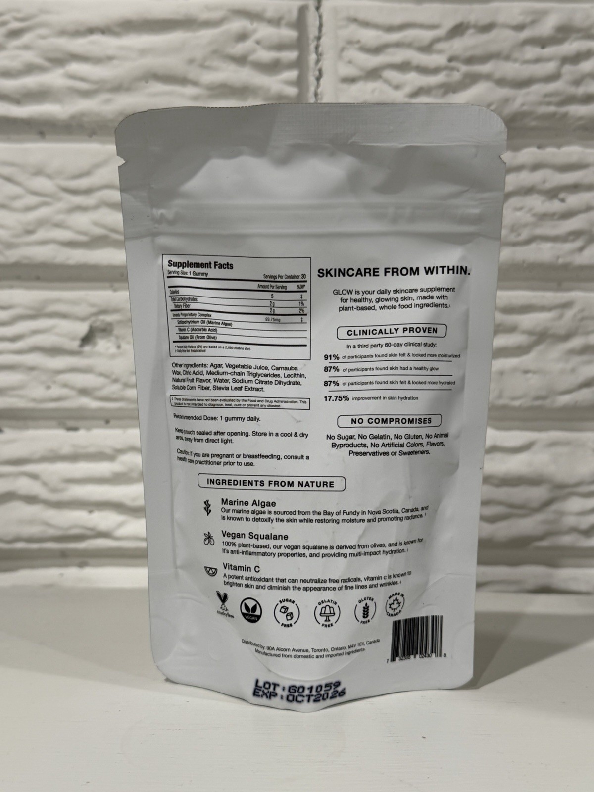 Imarais Beauty GLOW Skincare Gummies 30ct For Healthy Glowing Skin Exp. 10/26