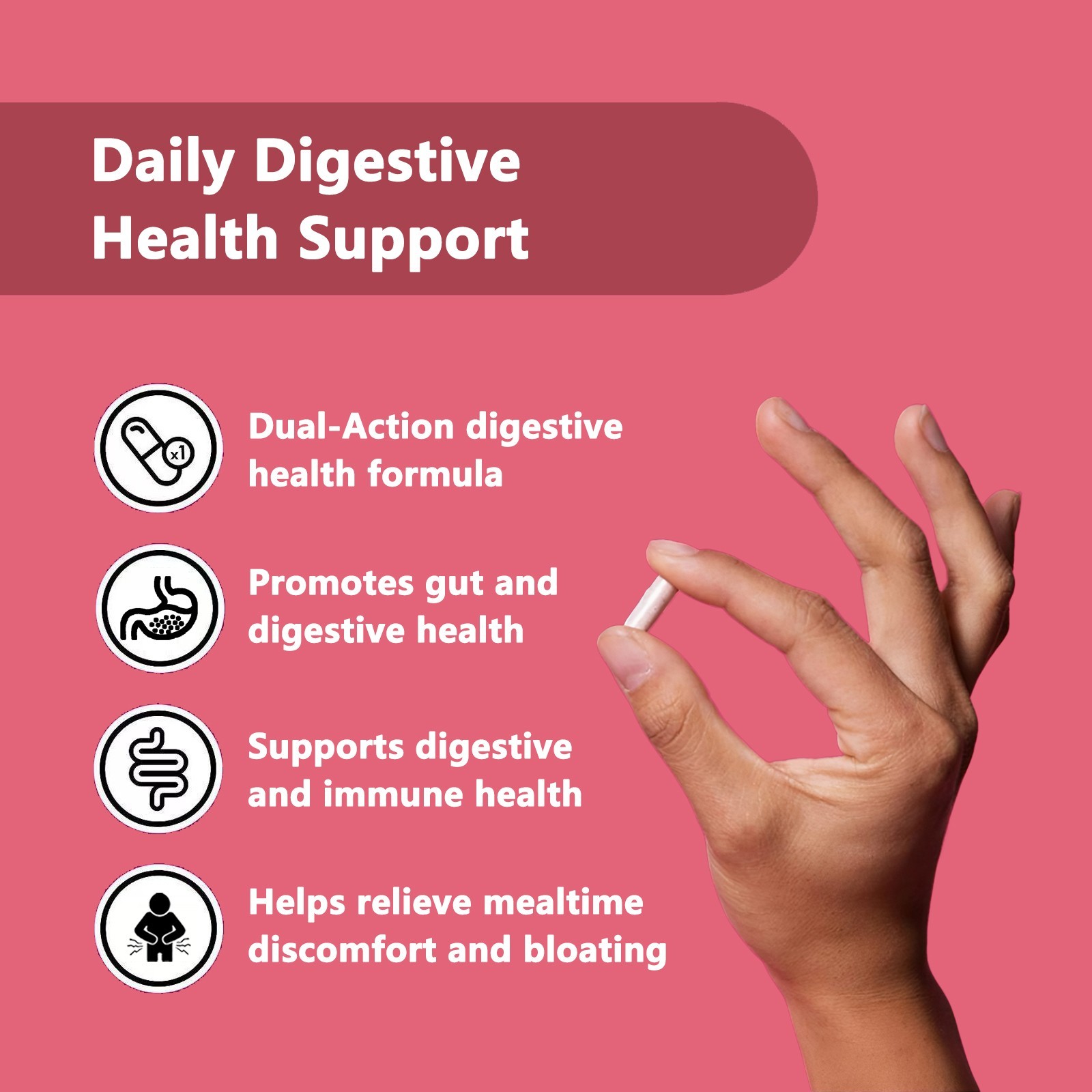 60ct Multi Digestive Enzyme Supplement Food Breakdown Nutrient Absorption
