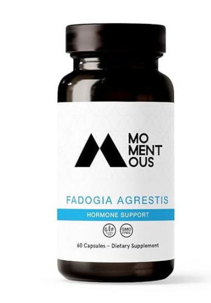 Momentous Fadogia Agrestis Capsules, Hormone support. 60 Servings. EXP 10/2025