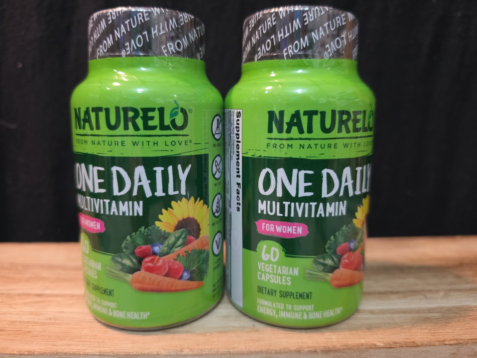 2 Pack Naturelo One Daily Multivitamin With Vitamin B12 For Women 2 X 60 08/2026