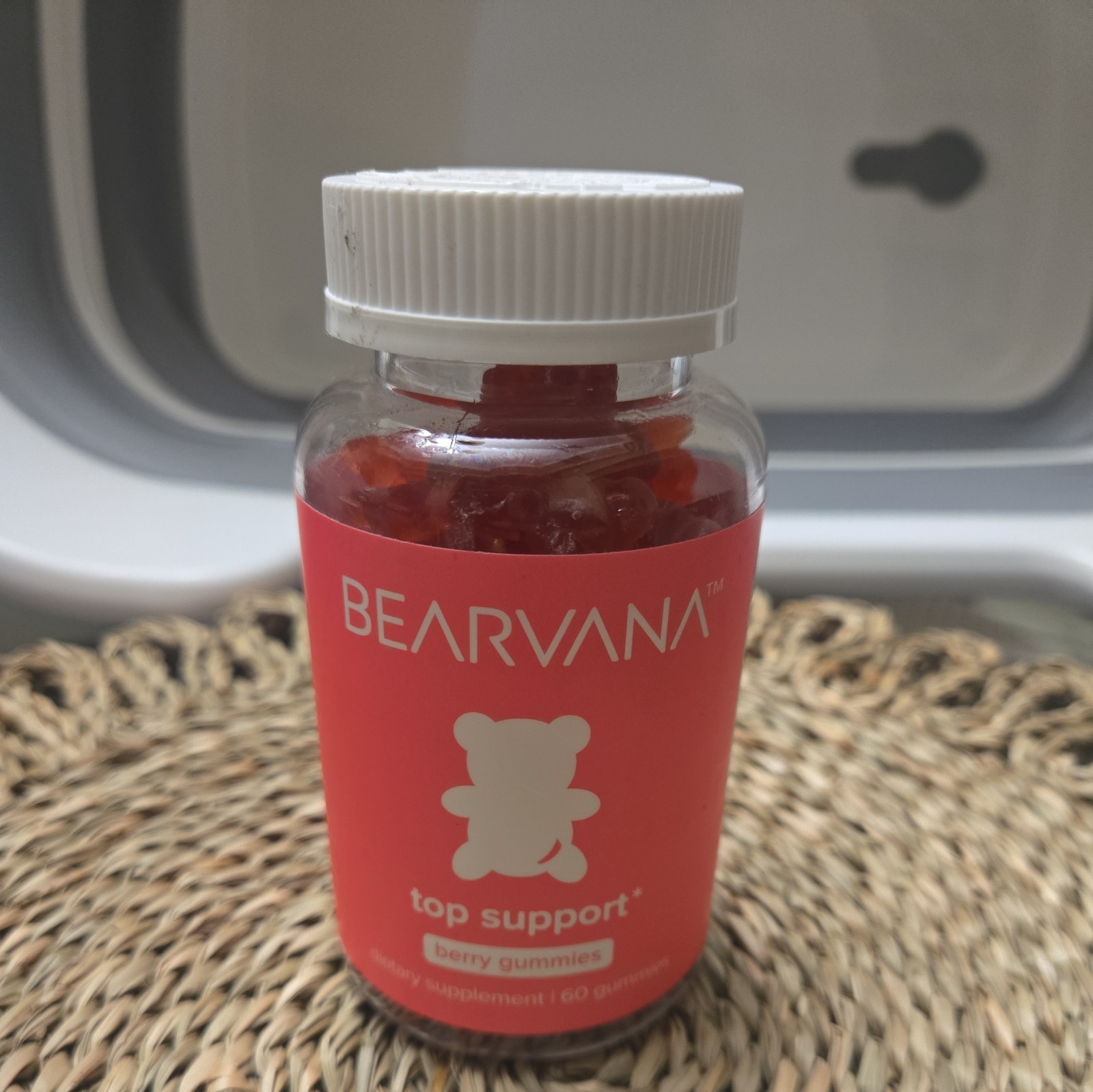 Bearvana Top Support Berry Gummies Pink 60ct Vegan Women’s Supplement