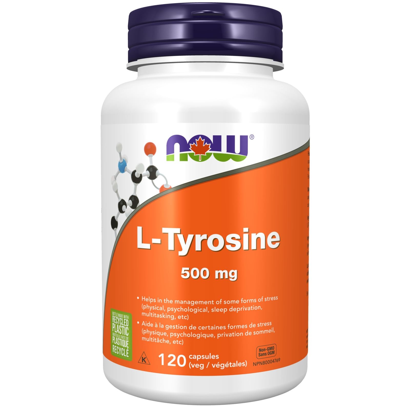 Now Foods L-Tyrosine 500 mg – 120 Capsules 120 Count (Pack of 1)