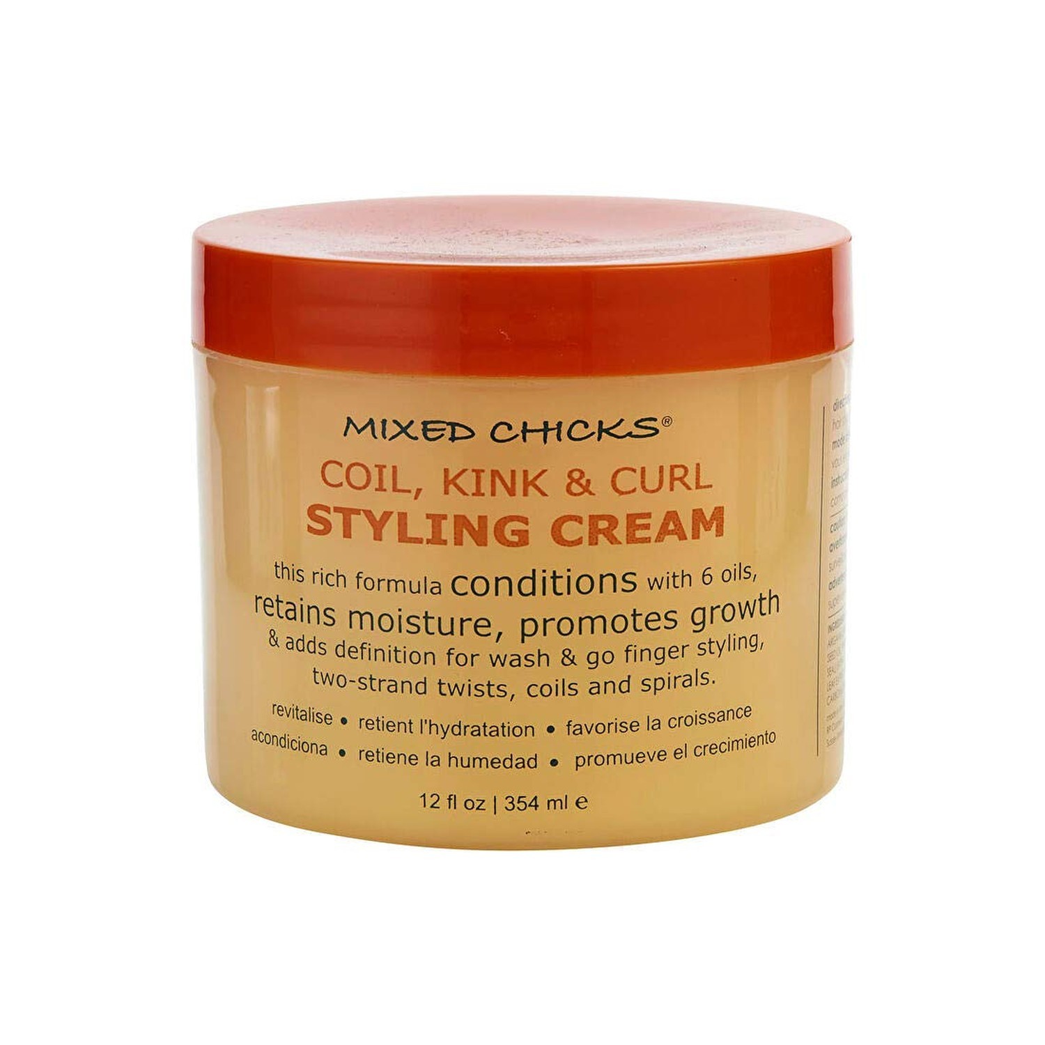 Mixed Chicks Coil, Kink & Curl Styling Cream, 12 Fl. Oz 12 Fl Oz (Pack of 1)