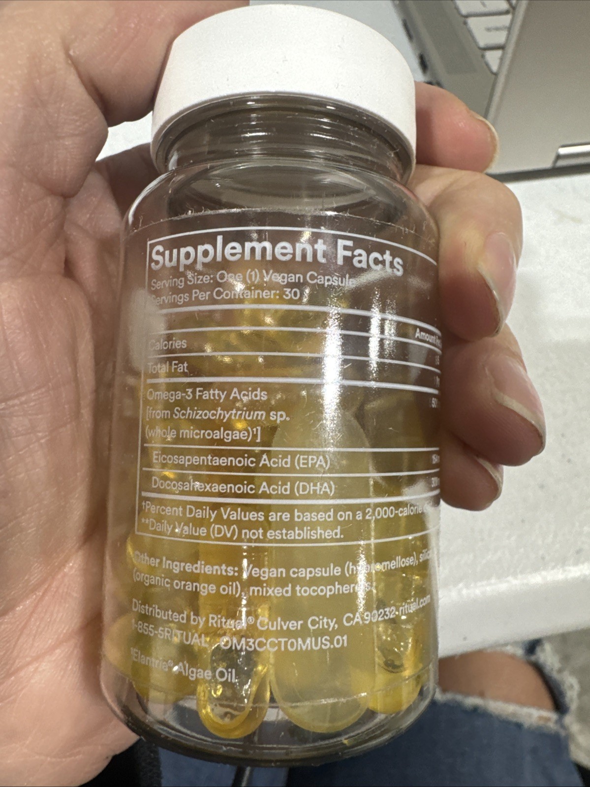 Ritual Omega 3 – Vegan – Science-Backed Dose of DHA & EPA Fatty Acids in 2:1 …