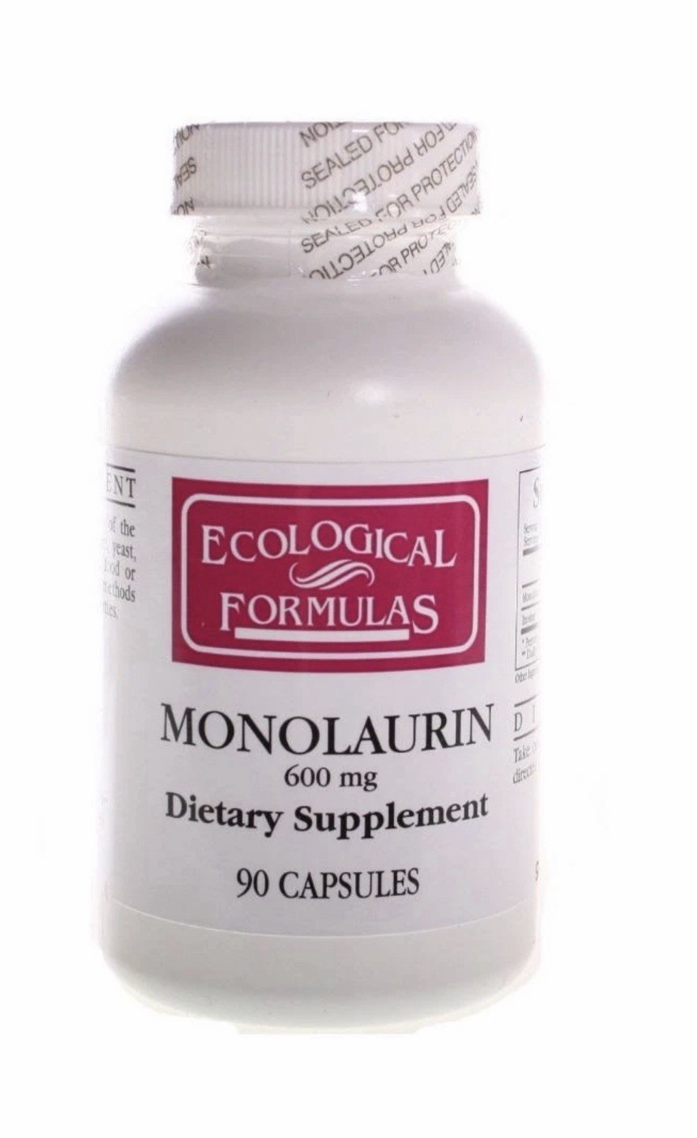 Ecological Formulas Monolaurin 600 Mg – 90 Capsules