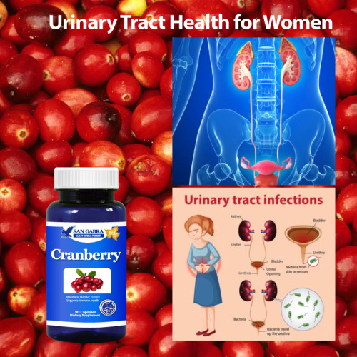 Cranberry, Maintains Bladder Control, Supports Immune Health
