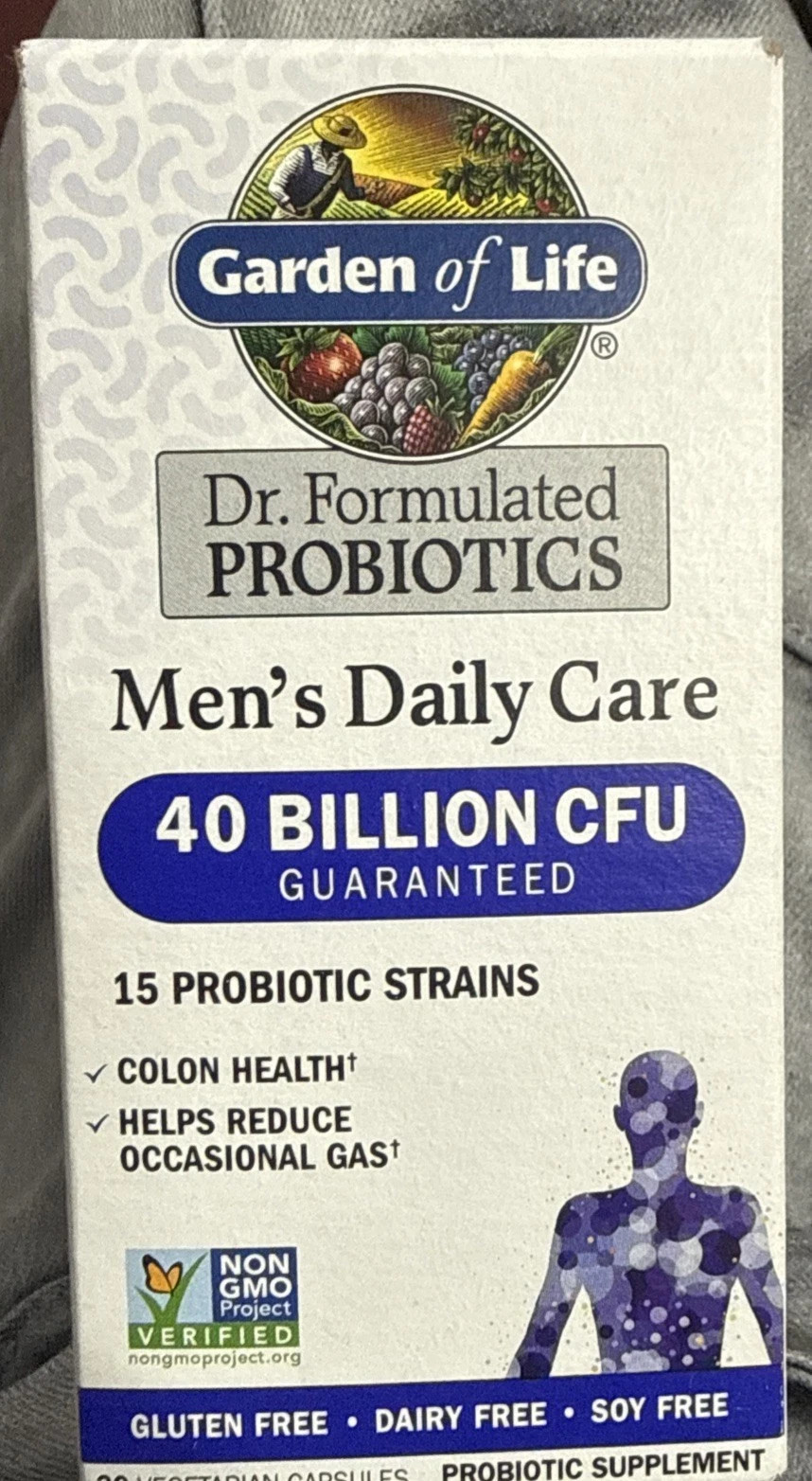 Garden of Life Dr Formulated Probiotics Men’s Daily Care 30Ct 12/26