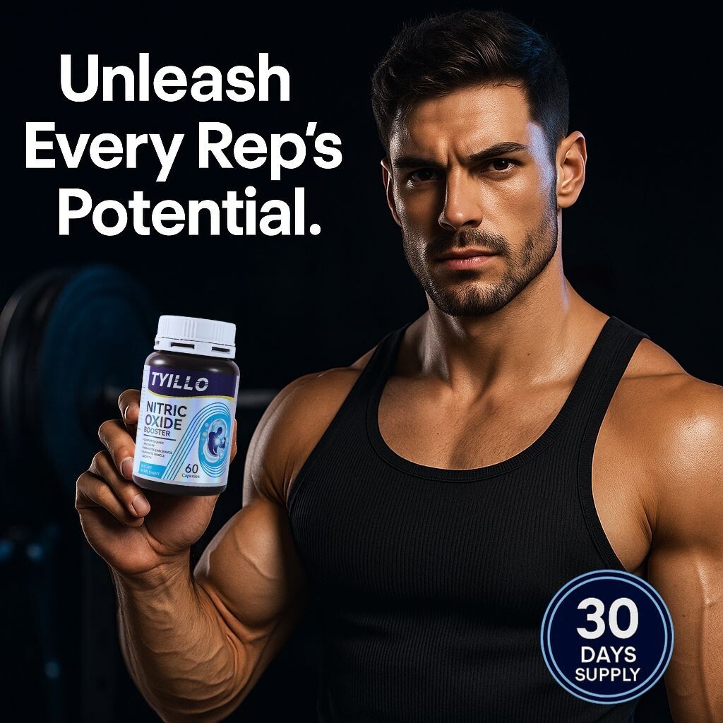 TYILLO Nitric Oxide Booster for Men Maximum Blood Flow & Stamina Support