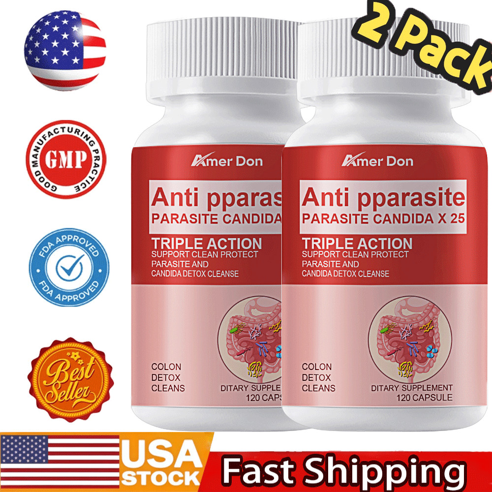 Remove Parasite ANTI PARASITE & CANDIDA DETOX Body Cleanse ULTRA FLASH COLON