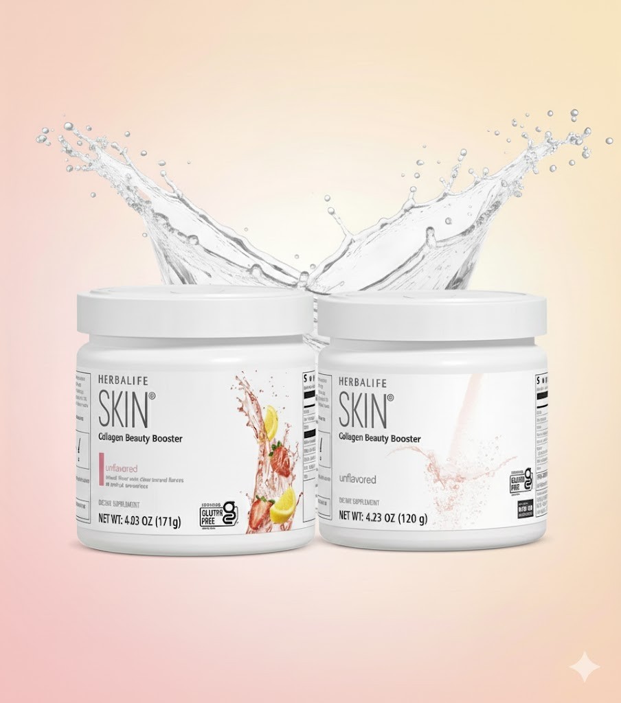 2 SKIN Collagen Beauty Booster – Unflavored and Strawberry Lemonade Exp 4/27
