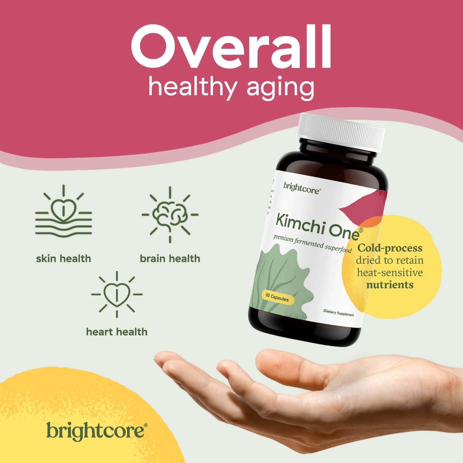 Kimchi One® (Official Listing) – Kimchi Powder Capsules -Brightcore Nutrition®