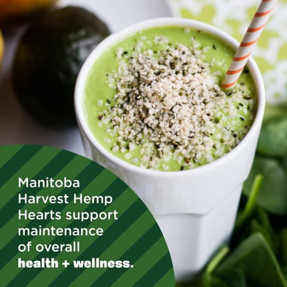 2x Manitoba Harvest Organic Hemp Seeds, 7oz, 10g Plant Based Protein and 12g Ome