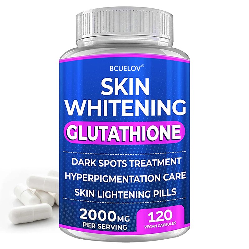 Glutathione 2000 mg 120 Capsules Anti-oxidation Dark Spots Removal Skin Health