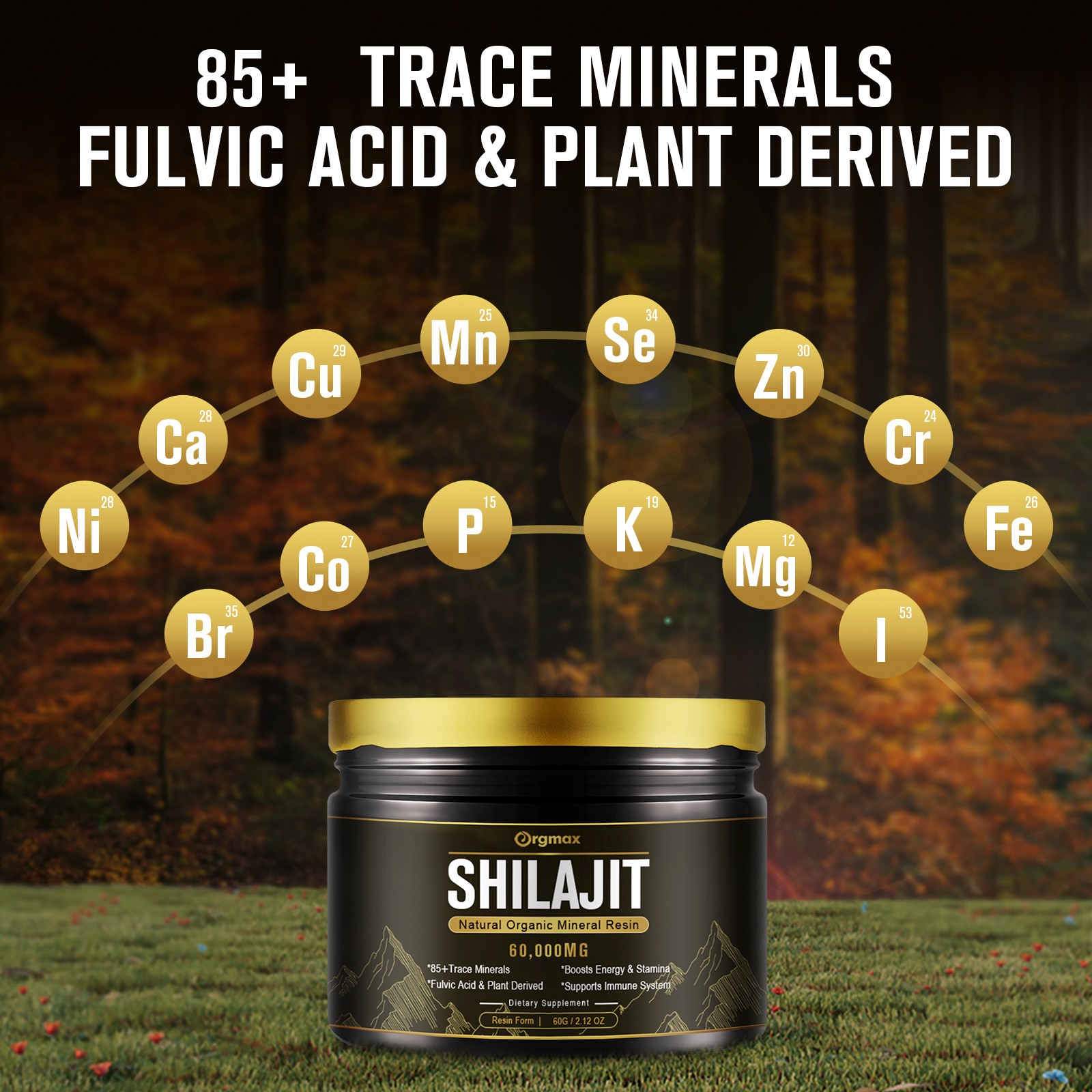 3 PACK Himalayan Shilajit, Soft Resin, Organic, Extremely Potent, Fulvic Acid