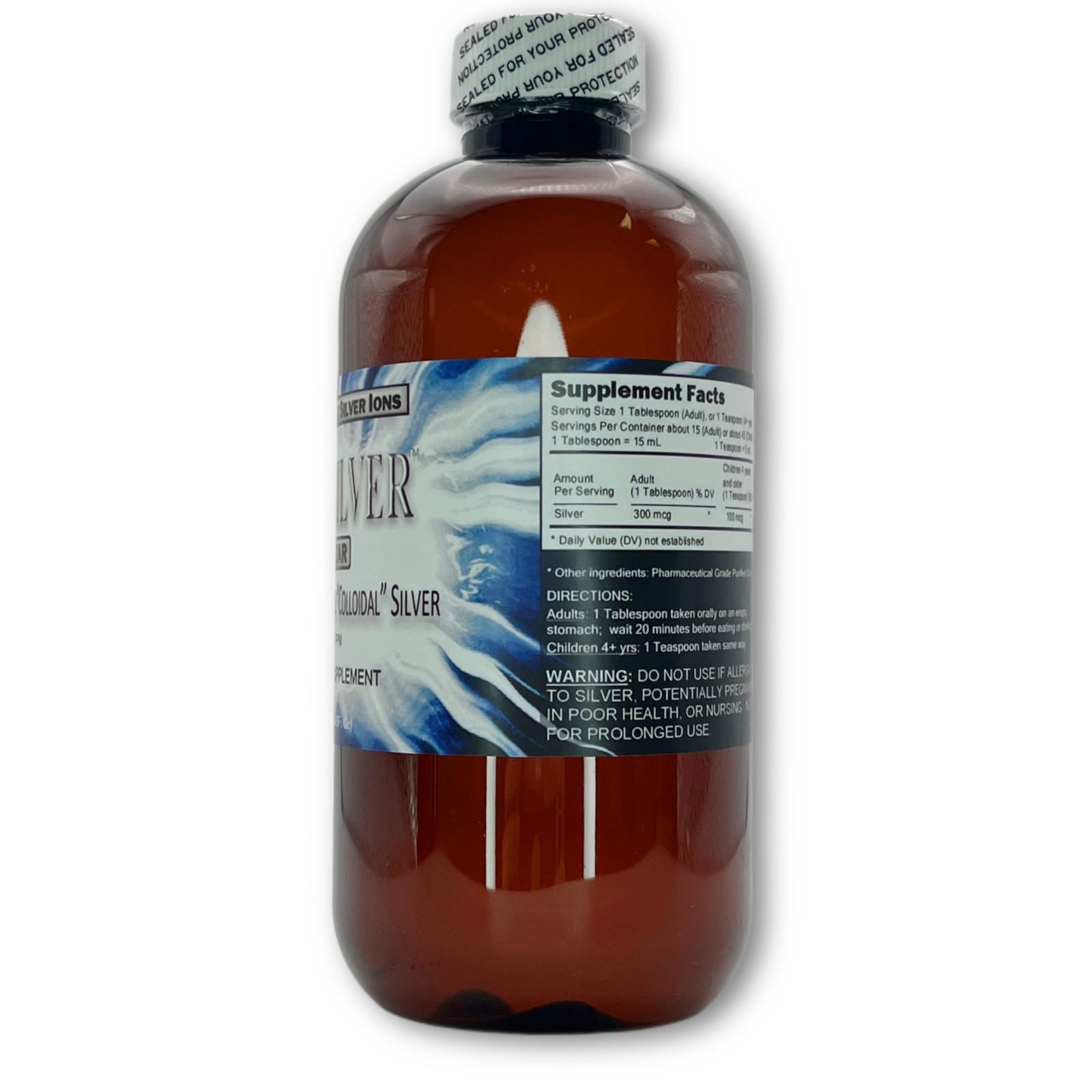 MediSILVER® CLEAR Immunity Booster True Free-Ionic Silver Ag++ Nutrient: 250 mL