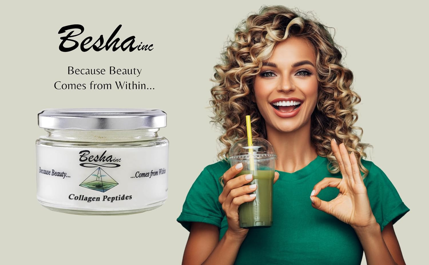 Besha Inc Verisol Collagen Bioactive Peptides Natural Collagen Powder 6.7 oz