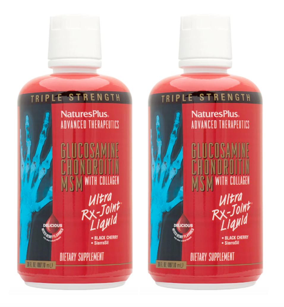 Nature’s Plus Glucosamine Chondroitin MSM Ultra Rx-Joint Liquid (2 PACK)