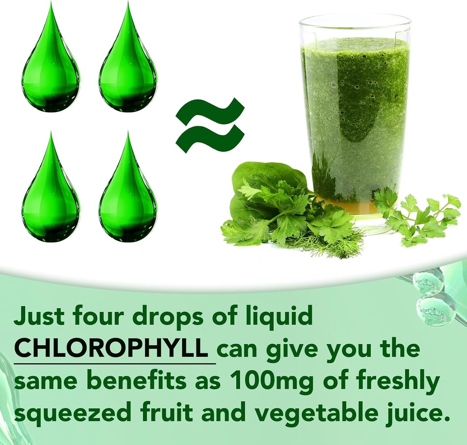 All-Natural Chlorophyll Drops – Supports Odor Balance & Digestive Health 60ml