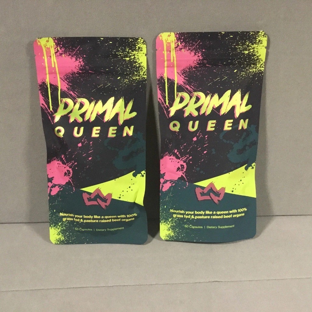 2 Pack PRIMAL QUEEN Female-Optimized Beef Organ Vitamin Supplement Free Ship new