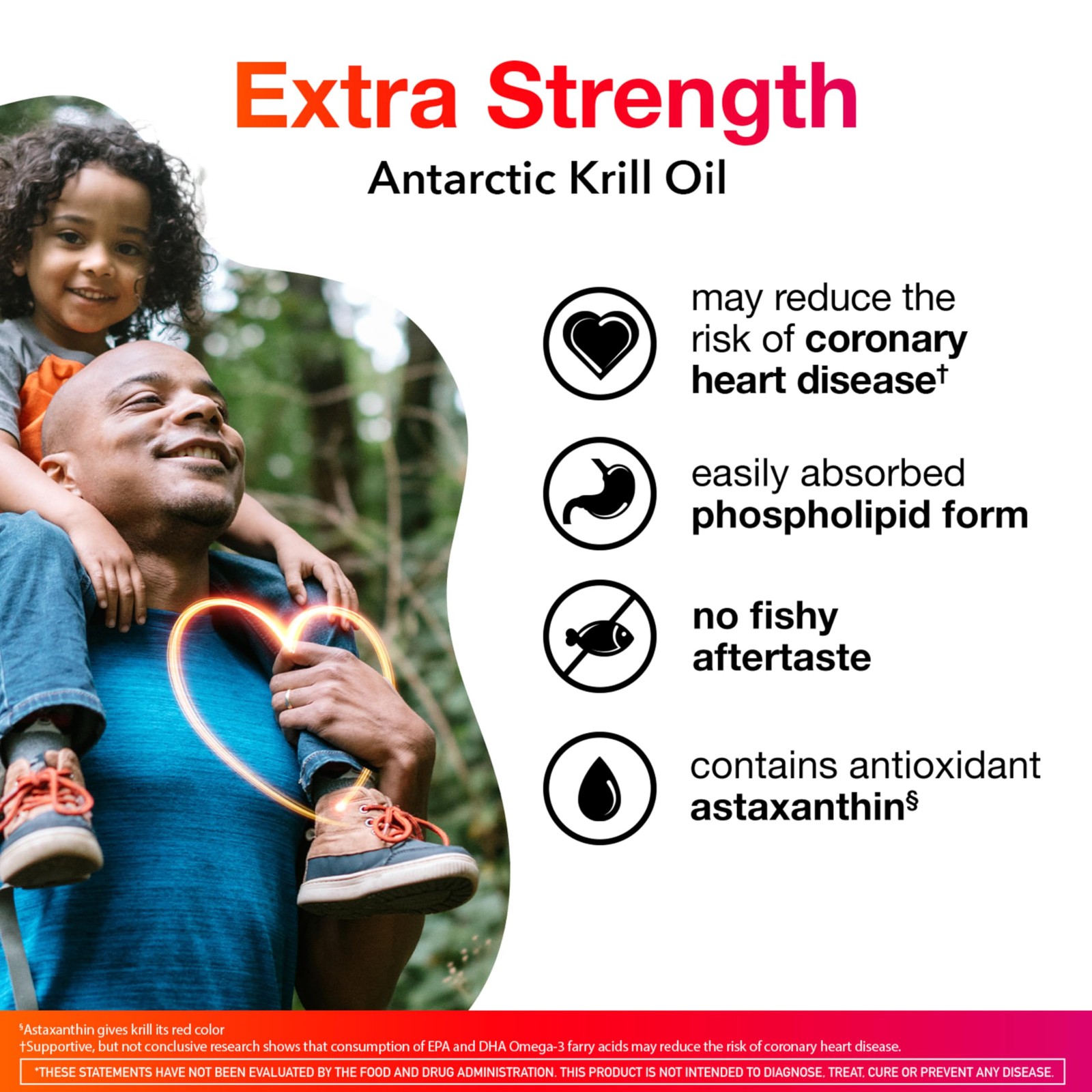 MegaRed Antarctic Krill Oil 500mg Omega 3 Fatty 90 Count (Pack of 1), Red