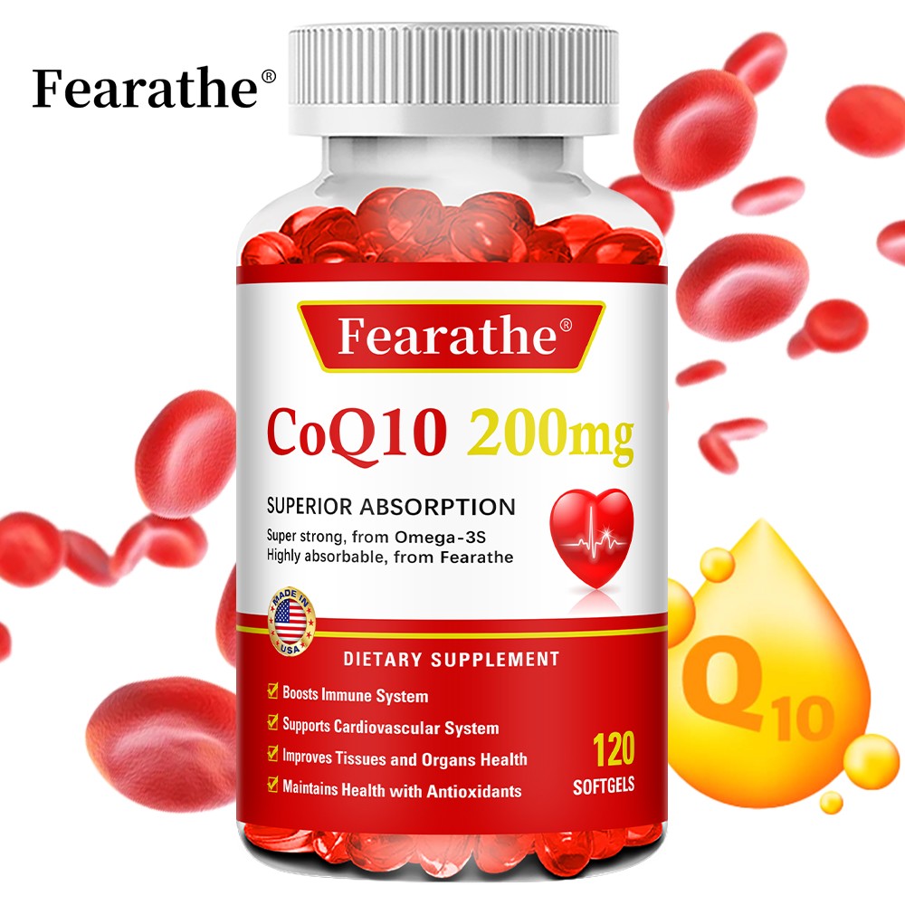 Co Q-10 Supports Healthy Brain Function Powerful Antioxidantt 30-120 Capsules