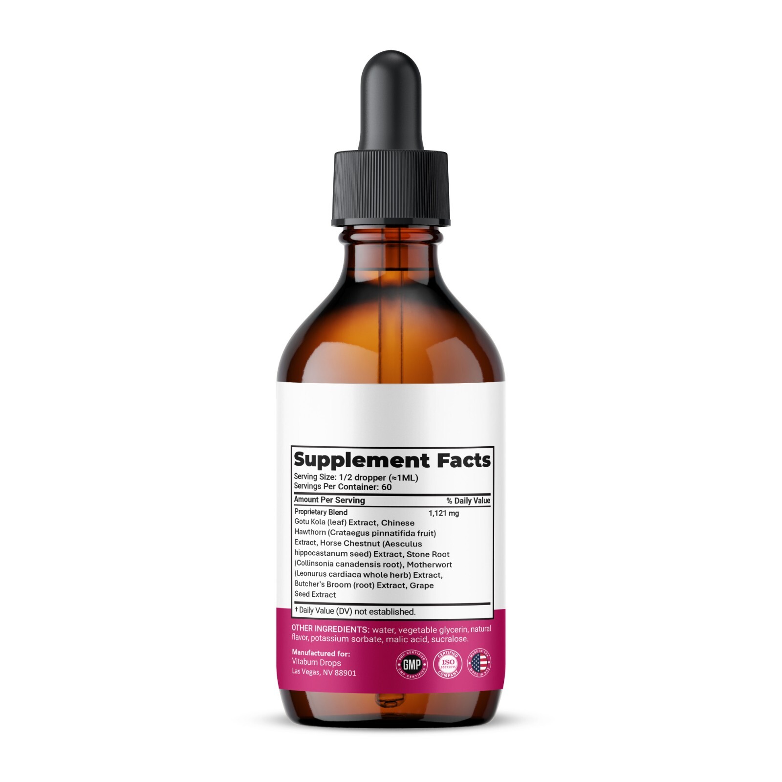 VitaBurn Drops Liquid Supplement, Max Strength Supplement, Vita Burn (2 Pack)