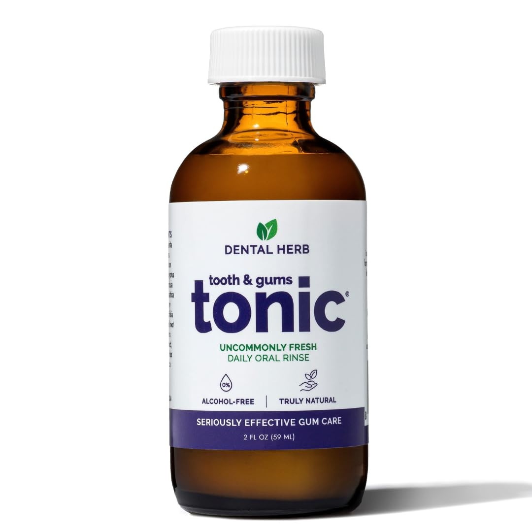 Natural Mouthwash Travel Size (2 oz) – Alcohol-Free Oral 2 Fl Oz (Pack of 1)