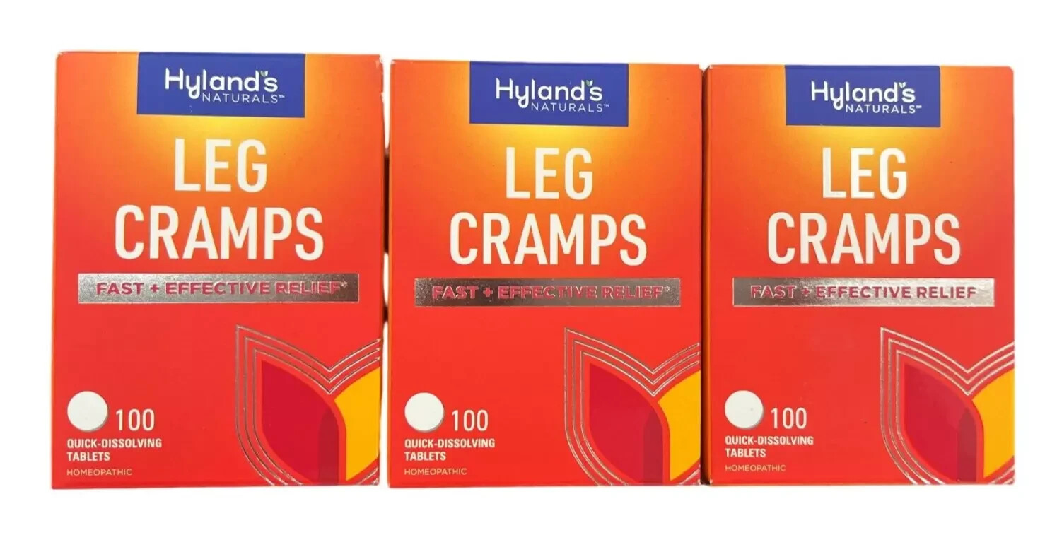 Hylands Leg Cramps w/ Homeopathic Quinine 100ct ( 3 bottles )