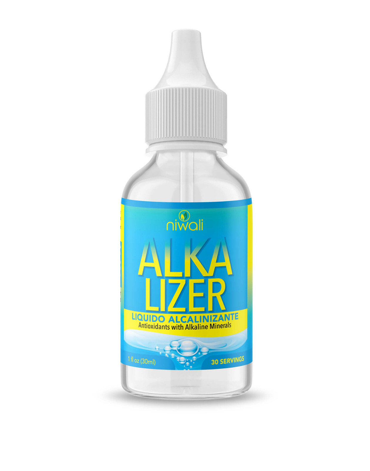 Niwali Alka Lizer Antioxidants Alkaline Mineral Drops 1Oz, Electrolyte Water,ph