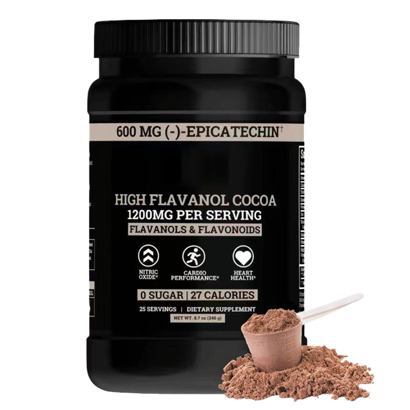 Black Forest elevated Flavanol Cocoa Powder And Flavonoids Supplements 1200mg