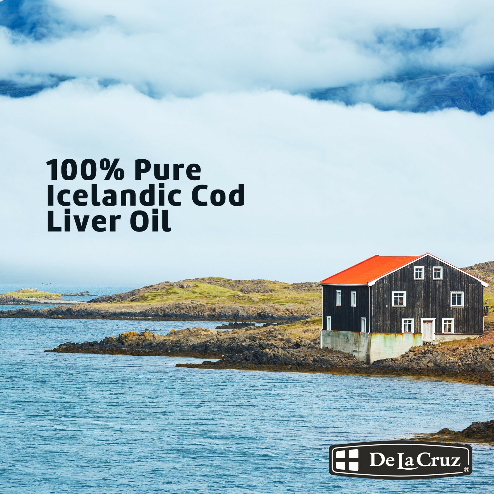 9 BOTTLES of De La Cruz Pure Icelandic Cod Liver Oil 4 FL. OZ. Exp. 11 /2026