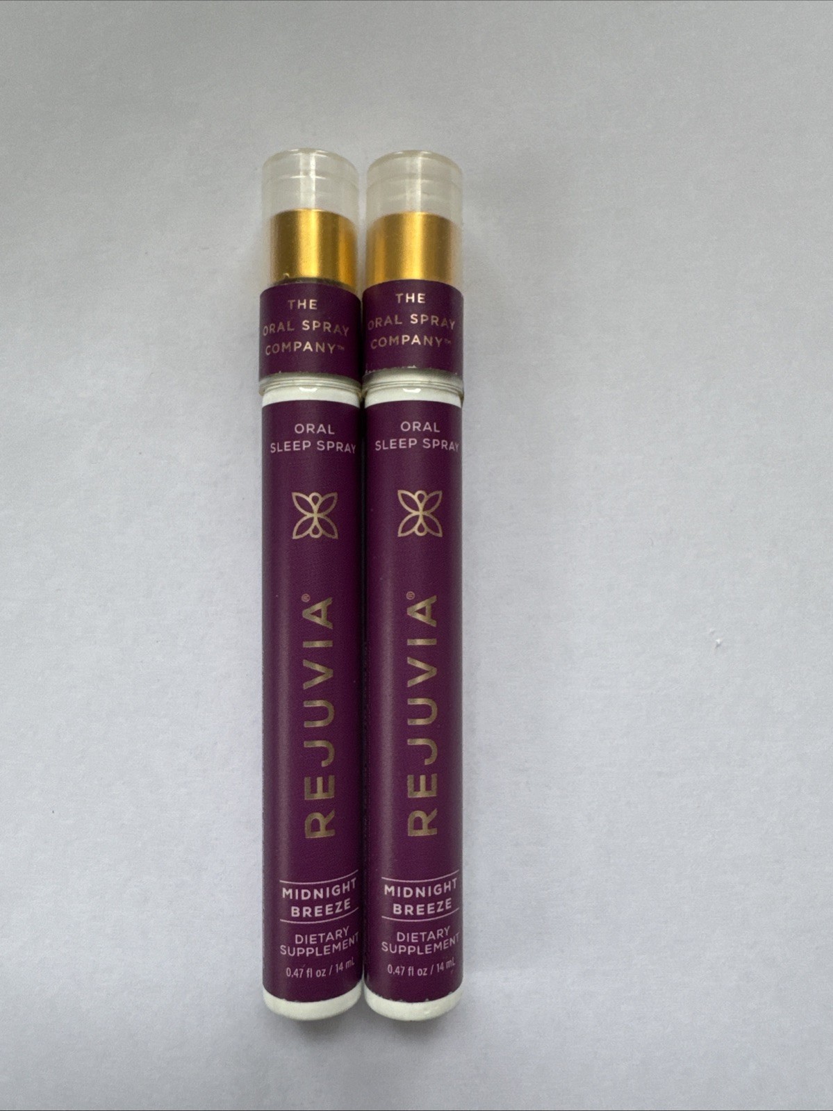 2 Rejuvia Midnight Breeze Oral Sleep Spray .47oz/14ml Exp 08/2027 New & SEALED