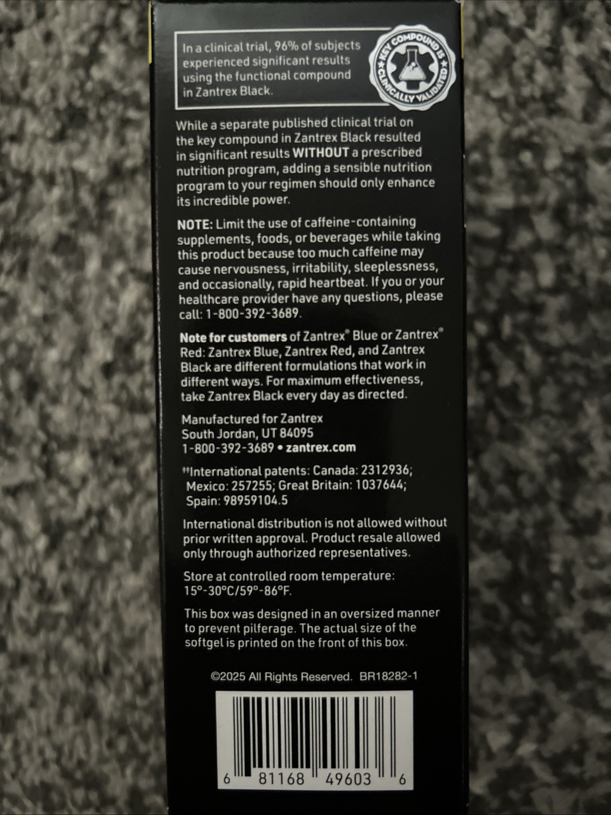 Zoller Laboratories Zantrex Black 84 softgels