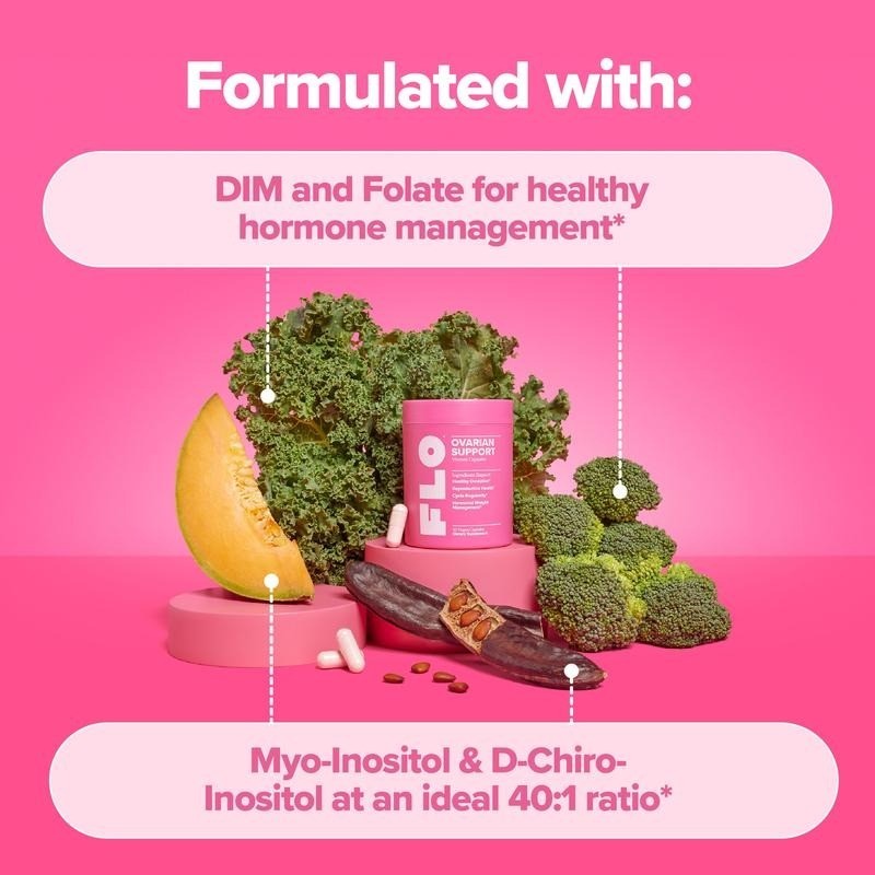40:1 Inositol Ratio Capsules DIM Folic Acid Vegan Women’s Wellness 90ct
