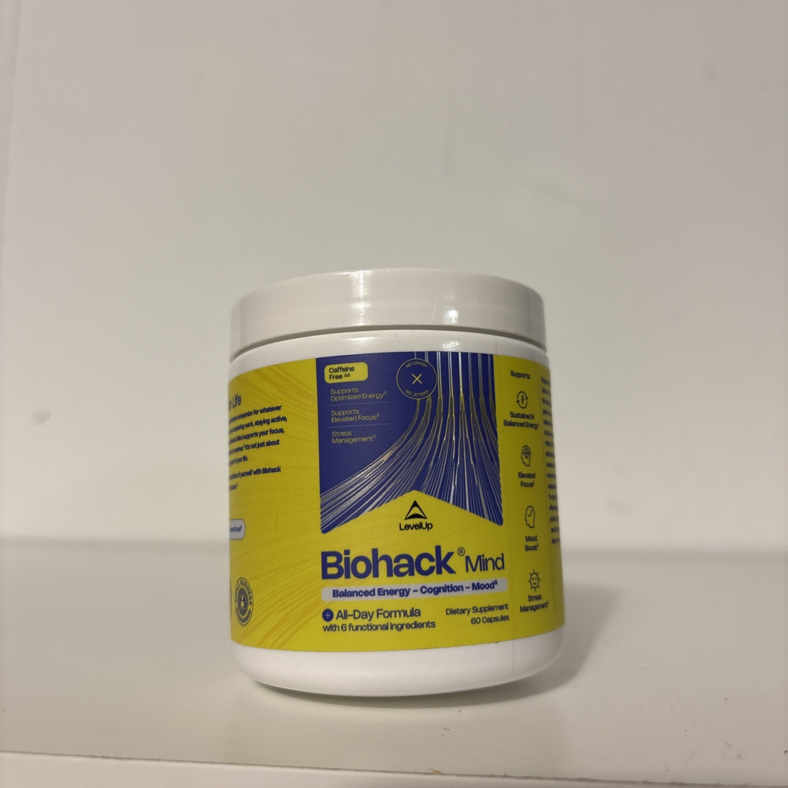 LevelUp Biohack Mind – Nootropic Brain Supplement for Men & Women | Balanced ..