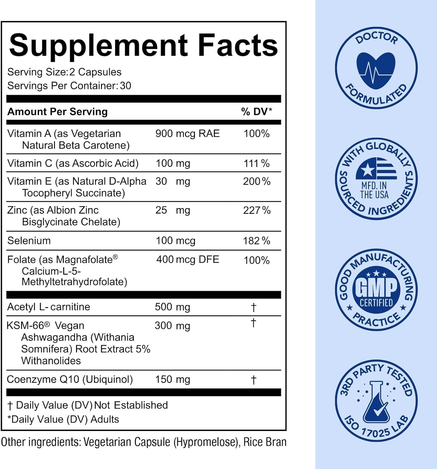 Premom Sperm Fortify – Doctor-Formulated Men’s Fertility Support (60 Softgels)