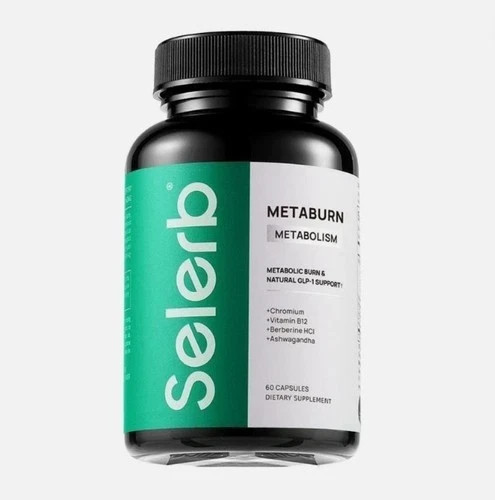 Selerb 3PCS Metaburn-Chromium, B12 & Berberine HCl 60 Caps for Nutrient Support