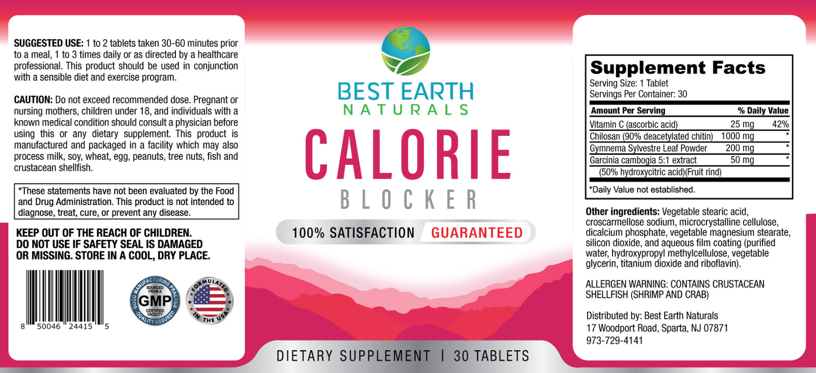 Calorie Blocker by Best Earth Naturals Buy 2 Get 1 FREE 3 Pack