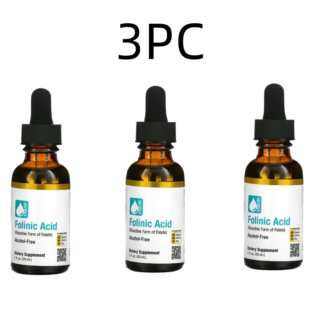Premium c Acid Leucovorin Bioactive Designed Form of Folate Alcohol Free 30ml P