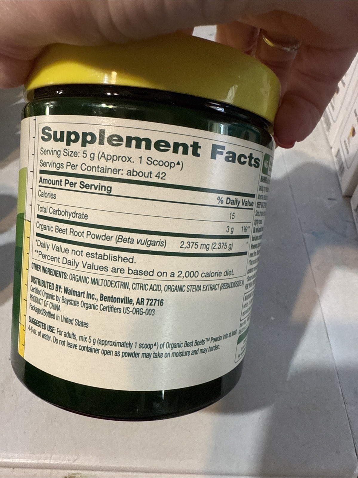 Superfood Organic Best Beets Powder Herbal Supplement 7.4 OZ Great Tasting 11/27