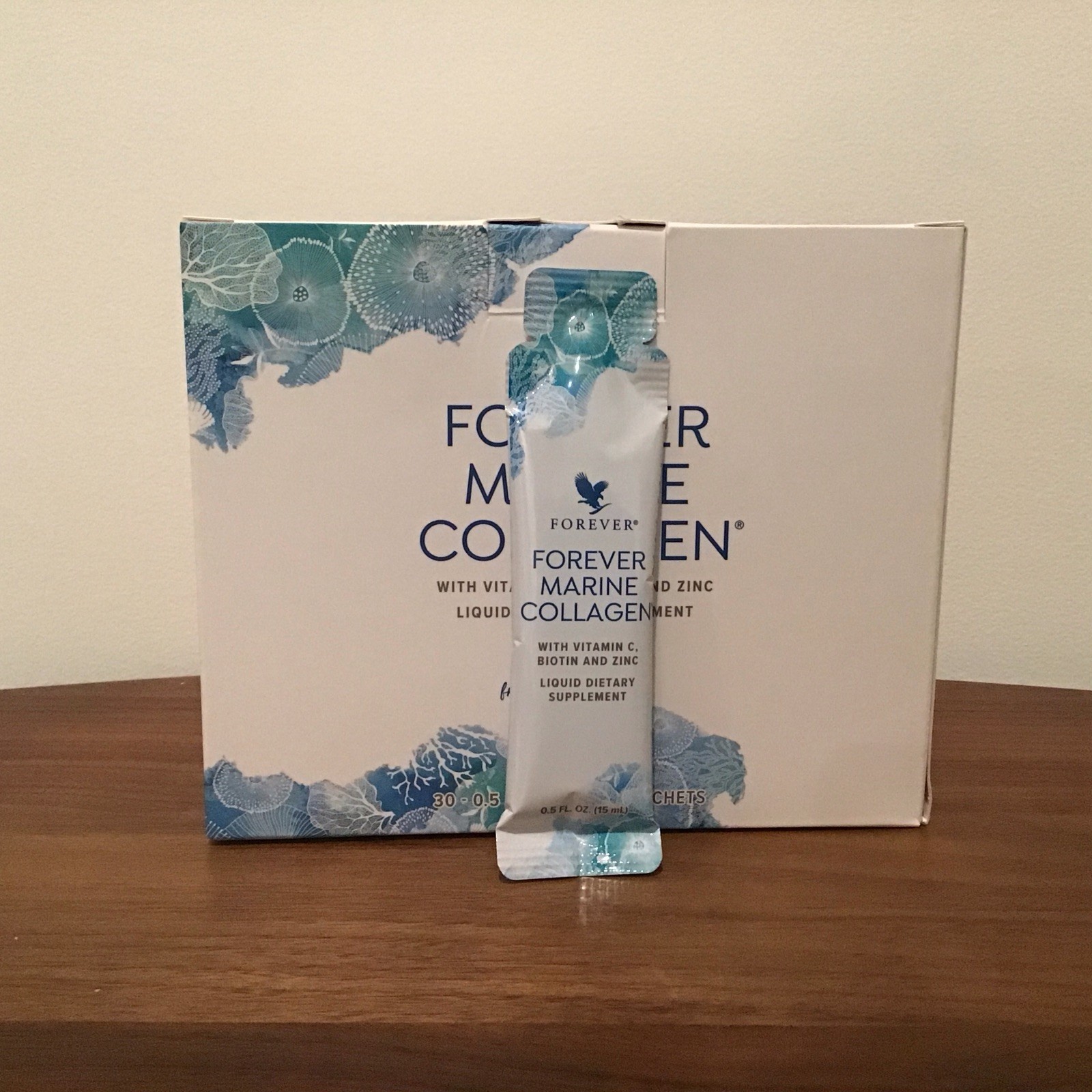 Forever Living Marine Collagen Supplement 30 Sachets (30×0.5 FL. Oz) Exp. 09/27