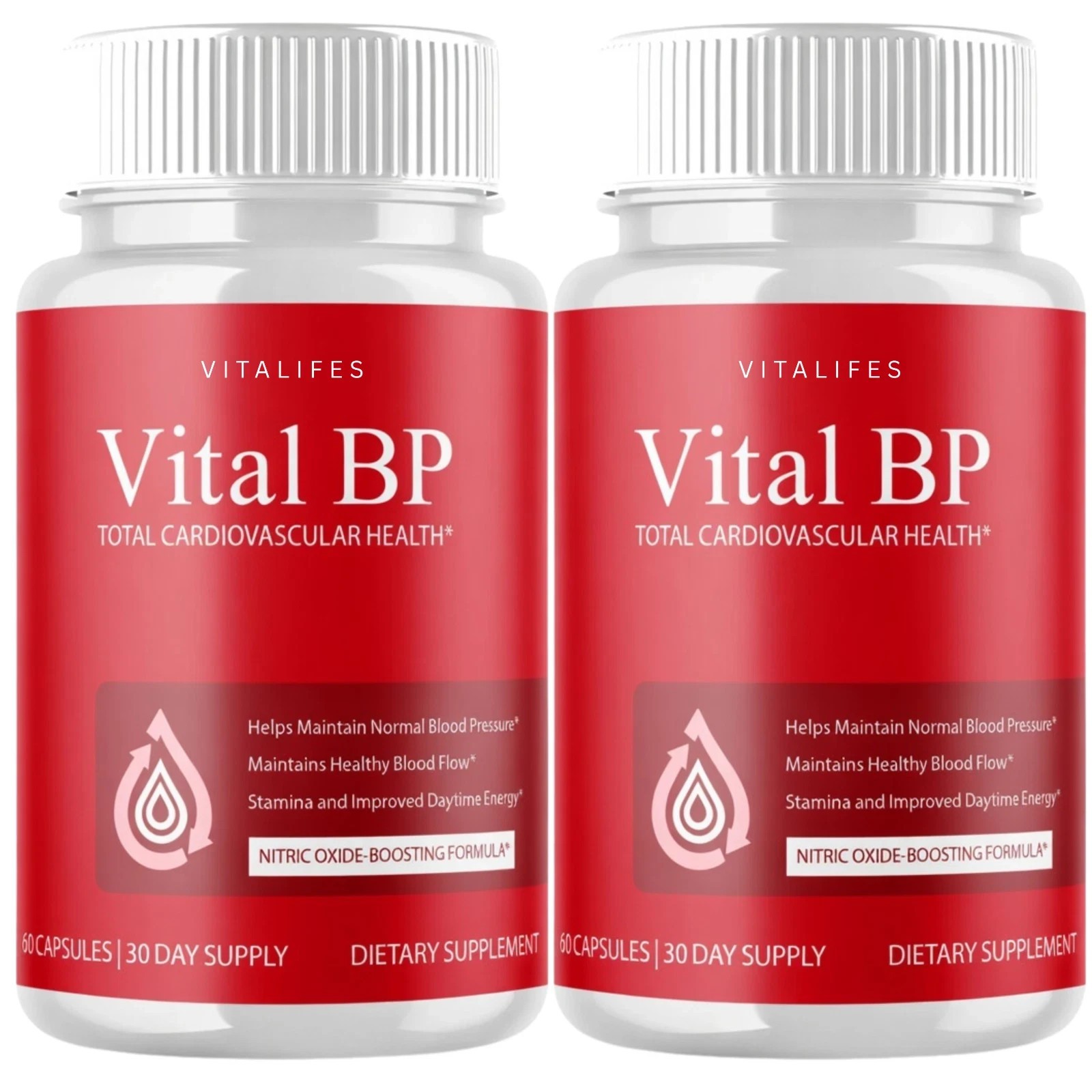 (2 Pack) Vital BP Advanced Blood Support Vitamin Formula VitalBP (60 Capsules)