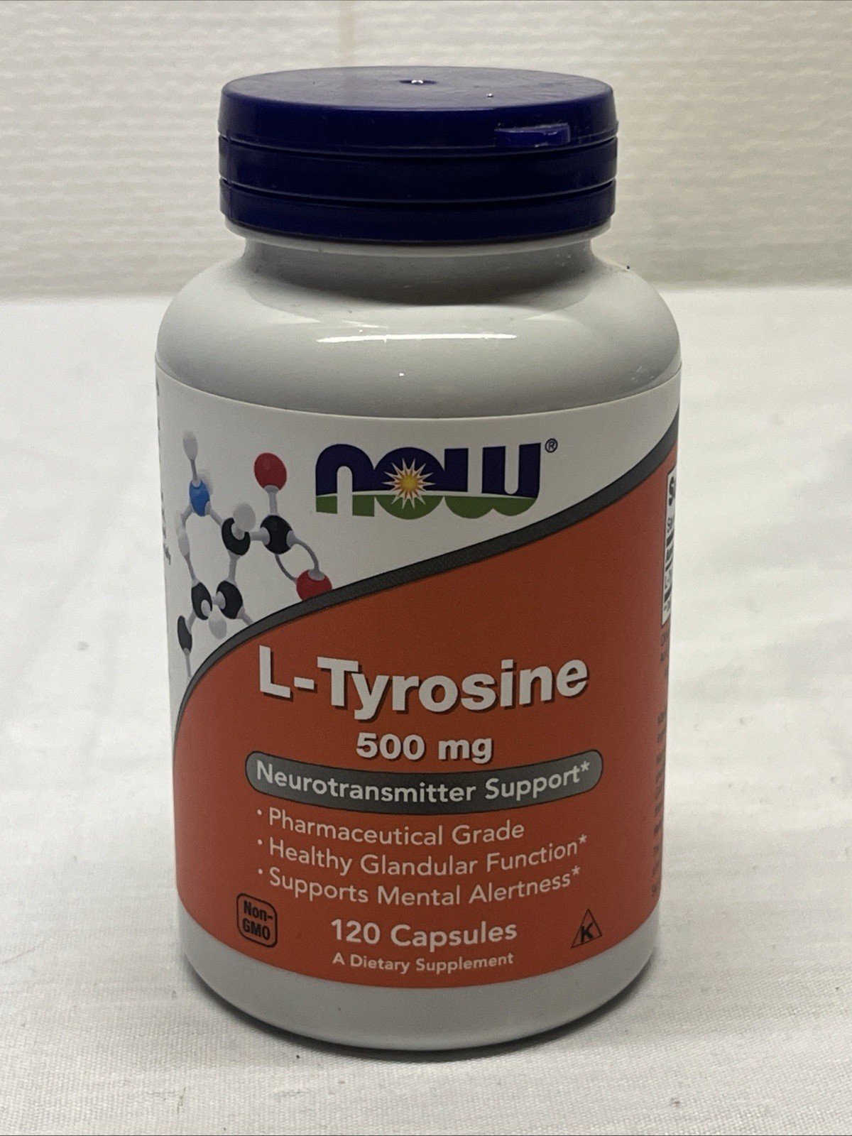 Now Foods L Tyrosine 500 Mg 120 Capsules Dietary Supplement For Mental Alertness