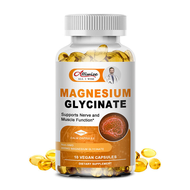 Magnesium Glycinate /Magnsium Zinc Capsule Improved Sleep,Stress& Anxiety Relief