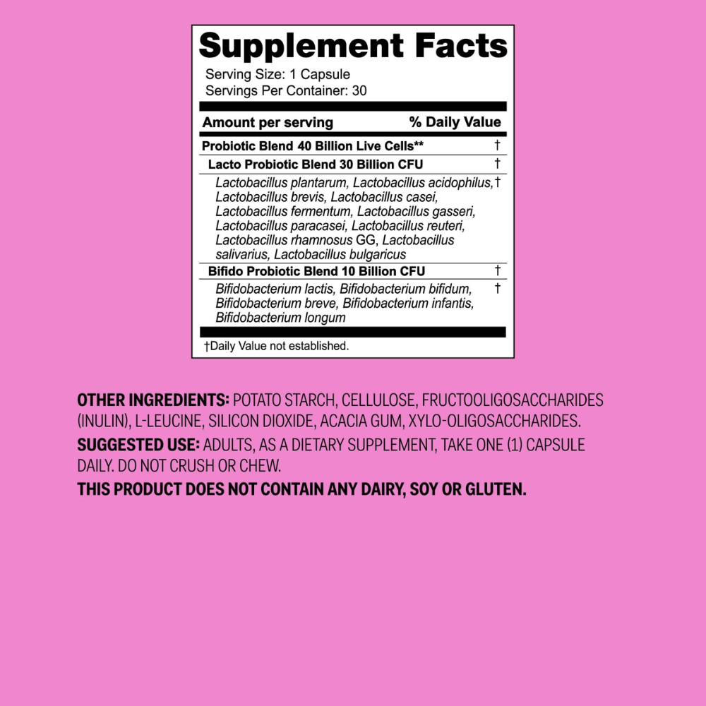 Womens Optimal Health Probiotic for Vaginal, – 30ct