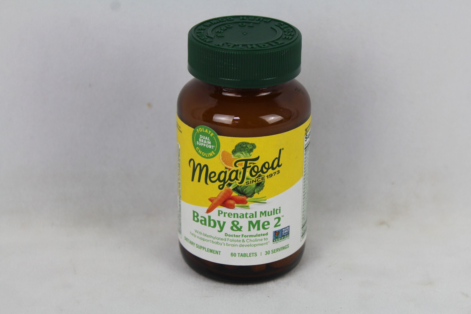 MegaFood Baby & Me 2 60 Tablet Prenatal Vitamin