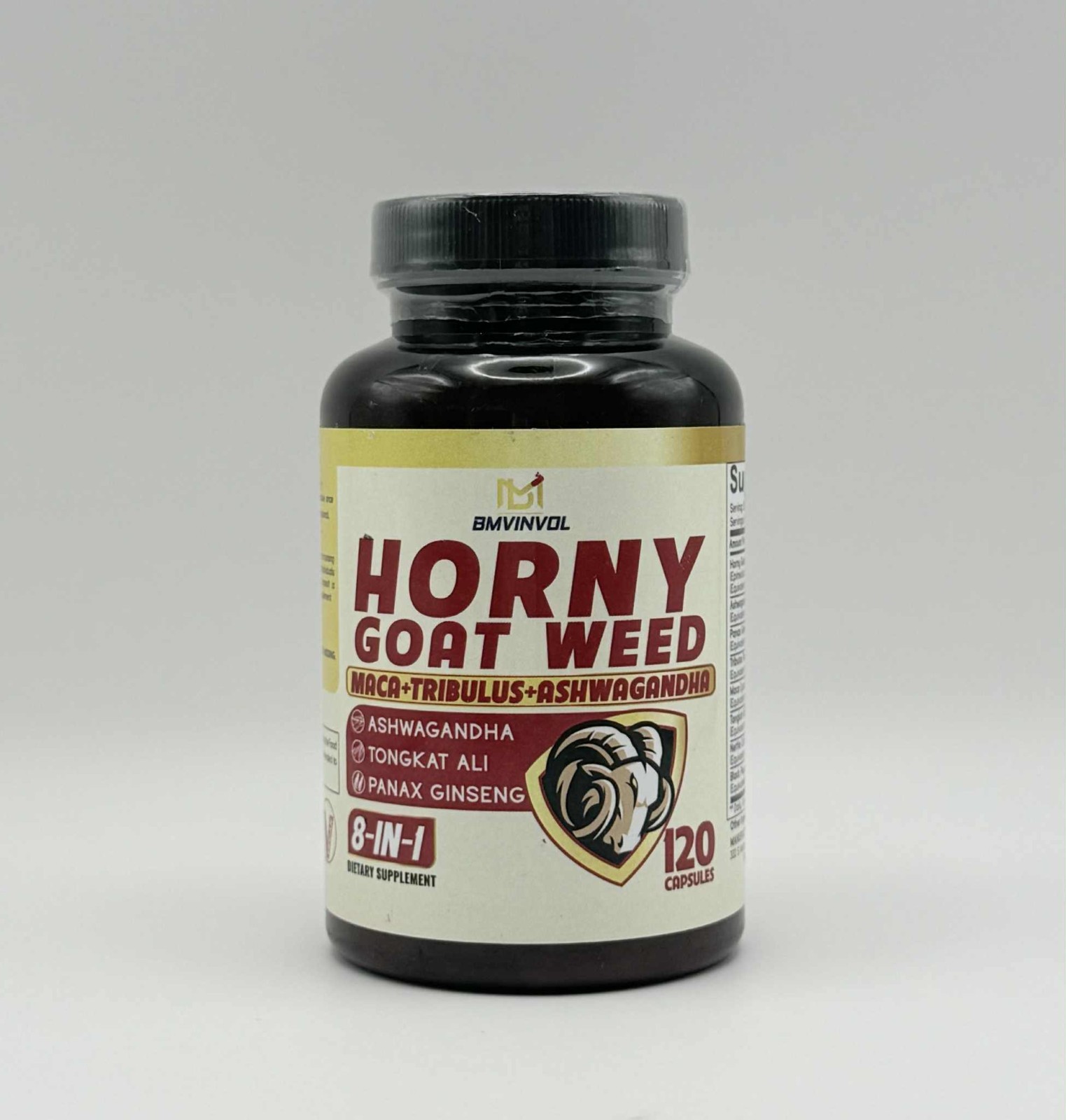 Horny Goat Weed 8 In 1 Herbal Supplement 90 Capsules Exp: 05/2027
