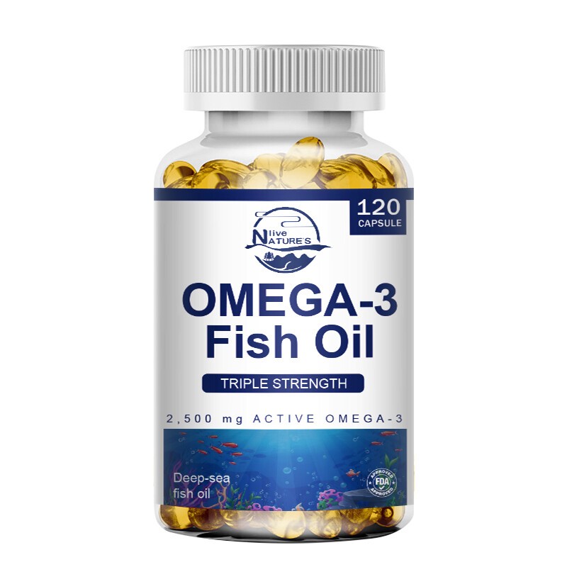 3x Strength EPA & DHA Omega 3 Fish Oil 3600mg,Highest Potency,1-4 Packs Caps